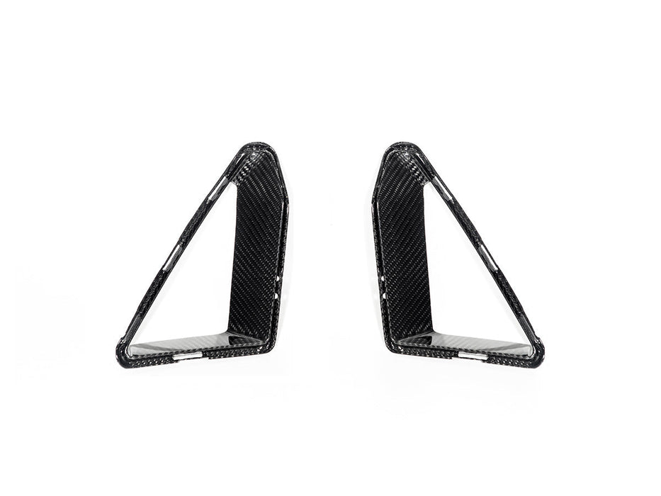 AutoTecknic Front Bumper Carbon Air Curtain Set - BMW G90/ G99 M5