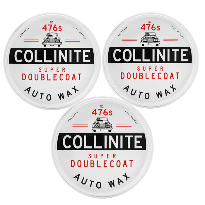 Collinite 476s Super Doublecoat Auto Paste Wax, 9 Oz (3 Pack)