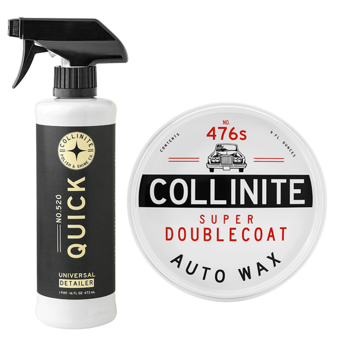 Collinite 520 Quick Detailer & 476s Super Doublecoat Paste Wax Combo