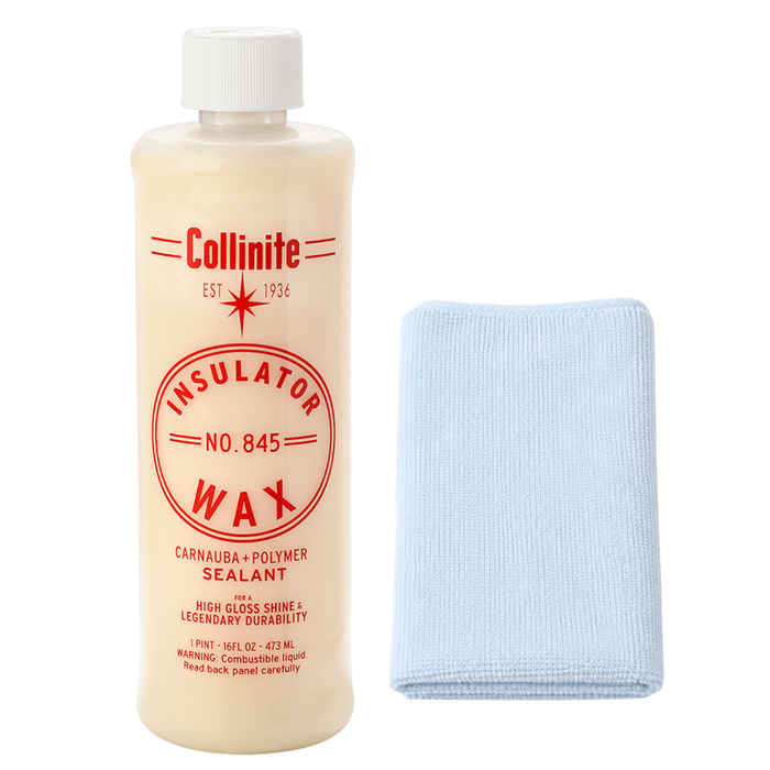 Collinite No. 845 Insulator Wax, 16 Fl Oz (1 Pint) with Microfiber Towel