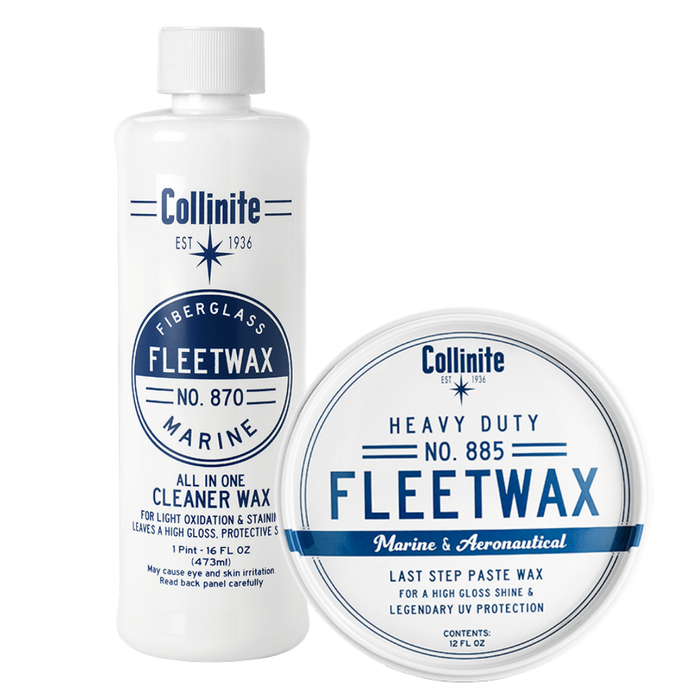 Collinite 870 Fleetwax Cleaner-Wax & 885 Fleetwax Paste Combo