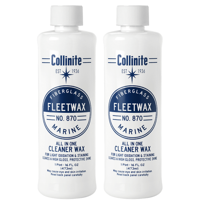 Collinite 870 Fleetwax Cleaner-Wax 2 Pack 16 Fl Oz Each