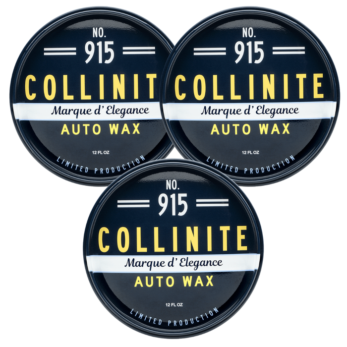 Collinite 915 Marque D'Elegance Paste Wax 3 Pack 12 Oz Each