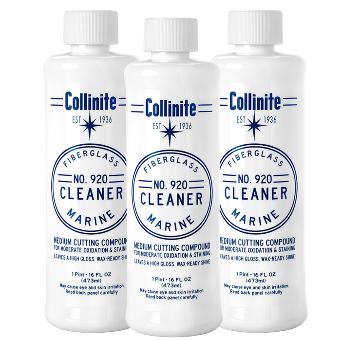 Collinite 920 Fiberglass Boat Cleaner 3 Pack 16 Fl Oz Each