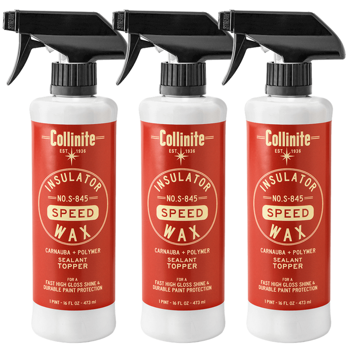 Collinite No. S-845 Insulator Speed Wax Sealant/Wax Topper-Maintainer Pack of 3