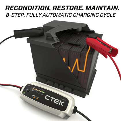 TR-B1500 15LBS AGM Lightweight Battery Street Use, Race Use, Track Use Universal Fit with Battery Tender (Optional)