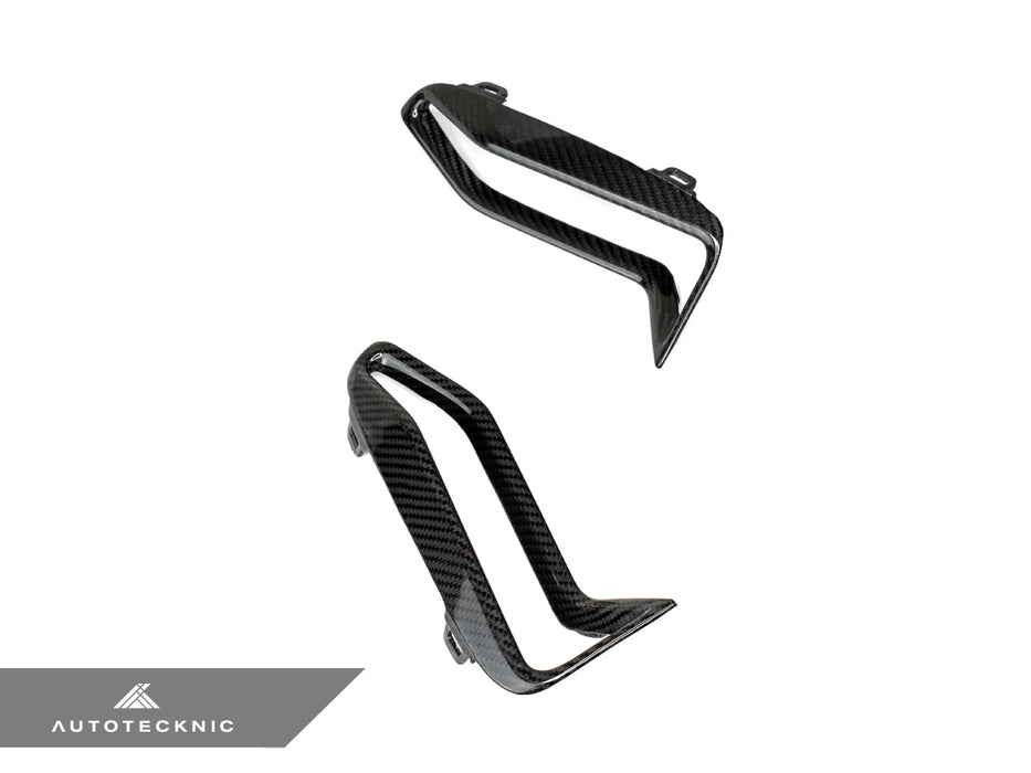 AutoTecknic Dry Carbon Front Bumper Grille Trim Set - G20 M340i M-Sport Pre-LCI