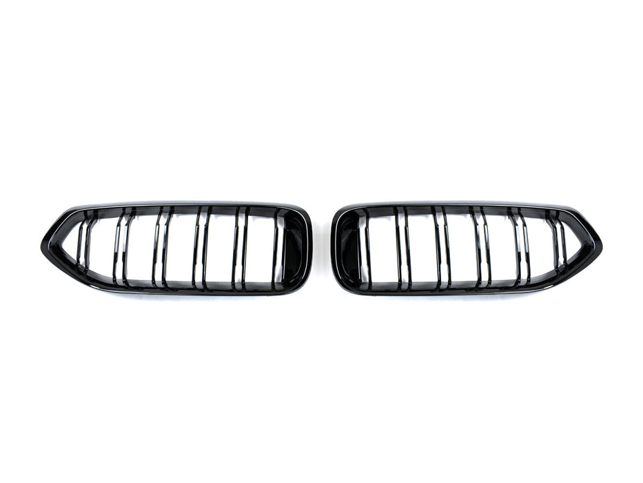 AutoTecknic Dual-Slat Glazing Black Front Grille Set - BMW G29 Z4