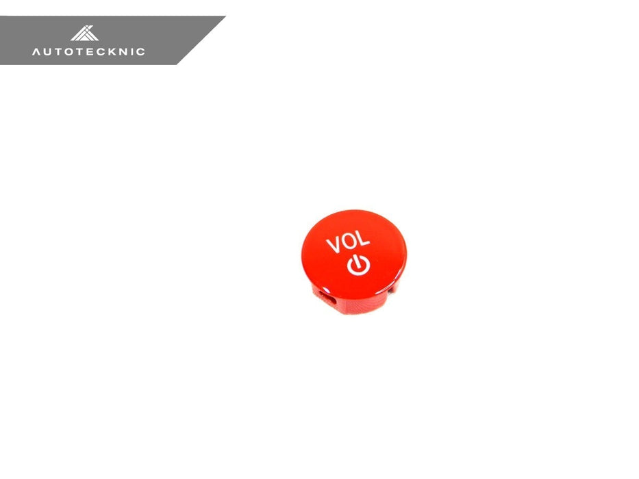 AutoTecknic Bright Red Audio Volume Button - F90 M5