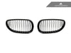 AutoTecknic Gloss Black Front Grille Set - BMW E60 5-Series | M5