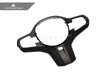 AutoTecknic Carbon Alcantara Steering Wheel Trim - BMW G01 X3 | G02 X4