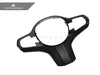 AutoTecknic Carbon Alcantara Steering Wheel Trim - BMW G01 X3 | G02 X4