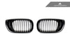 AutoTecknic Stealth Black Front Grille Set - BMW E46 3-Series LCI Sedan (2002-2005)