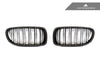 AutoTecknic Dual-Slats Carbon Fiber Front Grille Set - BMW F10 5-Series | M5