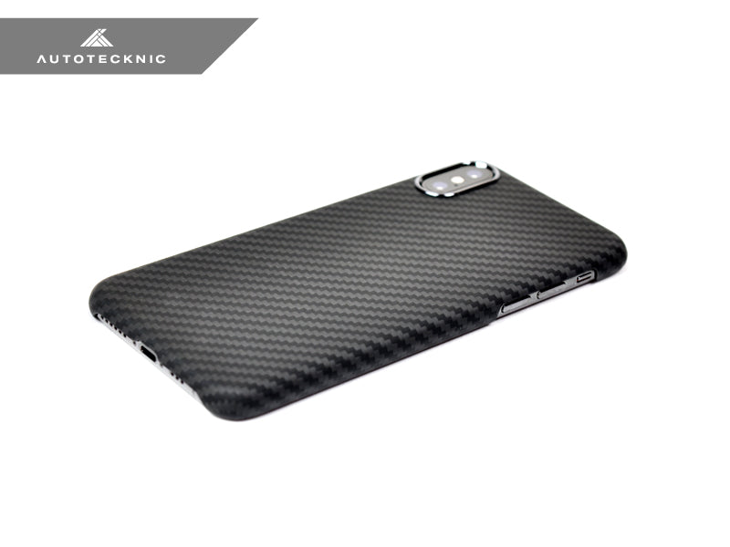 AutoTecknic Dry Carbon iPhone Cover - iPhone XS - Matte Finish