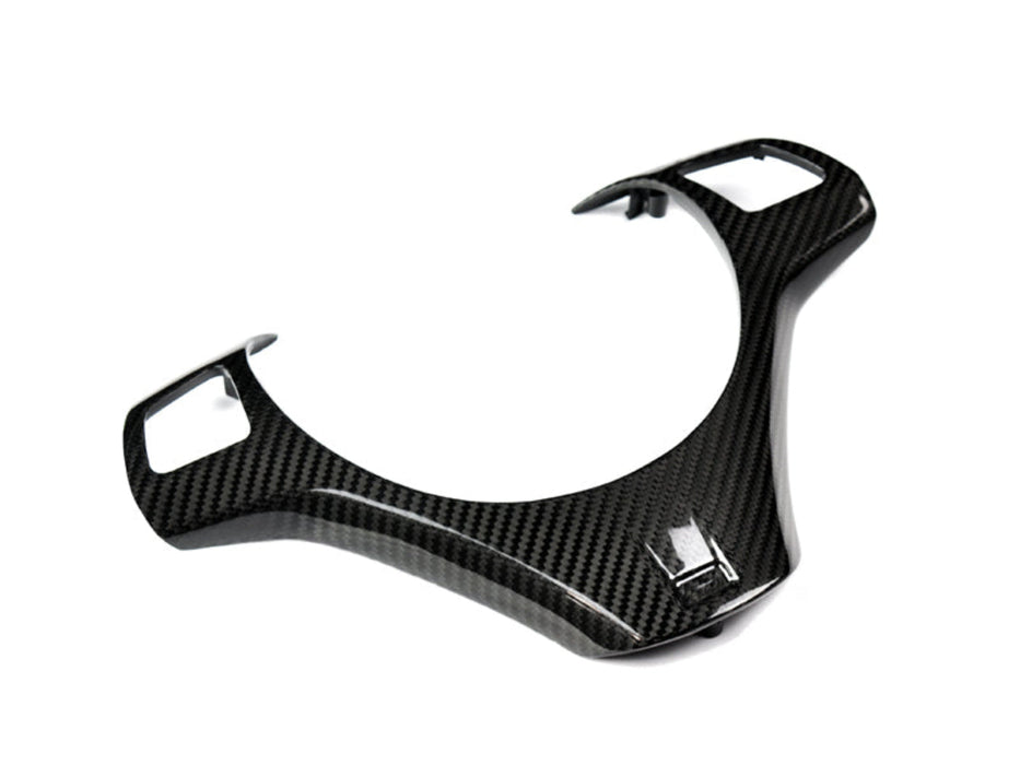 AutoTecknic Carbon Fiber Steering Wheel Trim - E90 3-Series Sedan | E92 3-Series Coupe | E82 1-Series