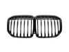 AutoTecknic Painted Glazing Black Front Grille - BMW G07 X7 Pre-LCI