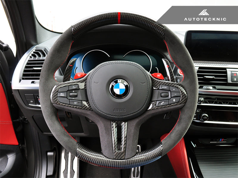 AutoTecknic Replacement Carbon Steering Wheel - F95 X5M | F96 X6M