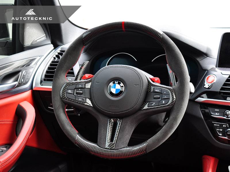 AutoTecknic Replacement Carbon Steering Wheel - F95 X5M | F96 X6M