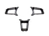 AutoTecknic Dry Carbon Steering Wheel Spoke Trim Set - Porsche 991/ 981/ 718