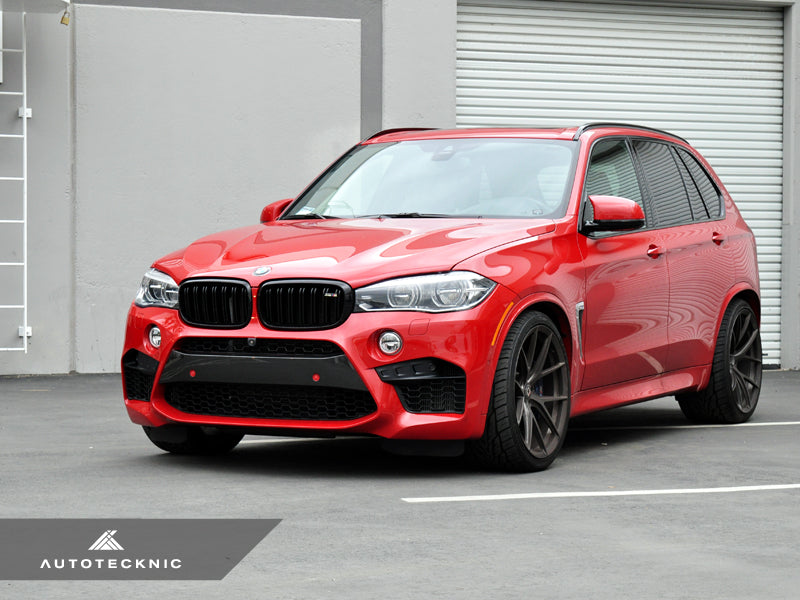 AutoTecknic Dry Carbon Fiber Bumper Trim - F85 X5M | F86 X6M