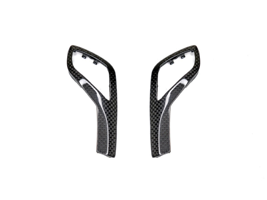 AutoTecknic Carbon Fiber Gear Selector Side Trims - BMW G1X 8-Series