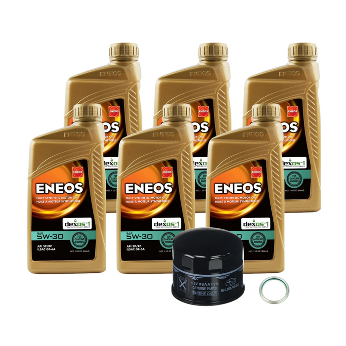ENEOS 5W-30 Fully Synthetic Motor Oil Change Kit for Subaru WRX, VA WRX 2.0T (2015 - 2021)