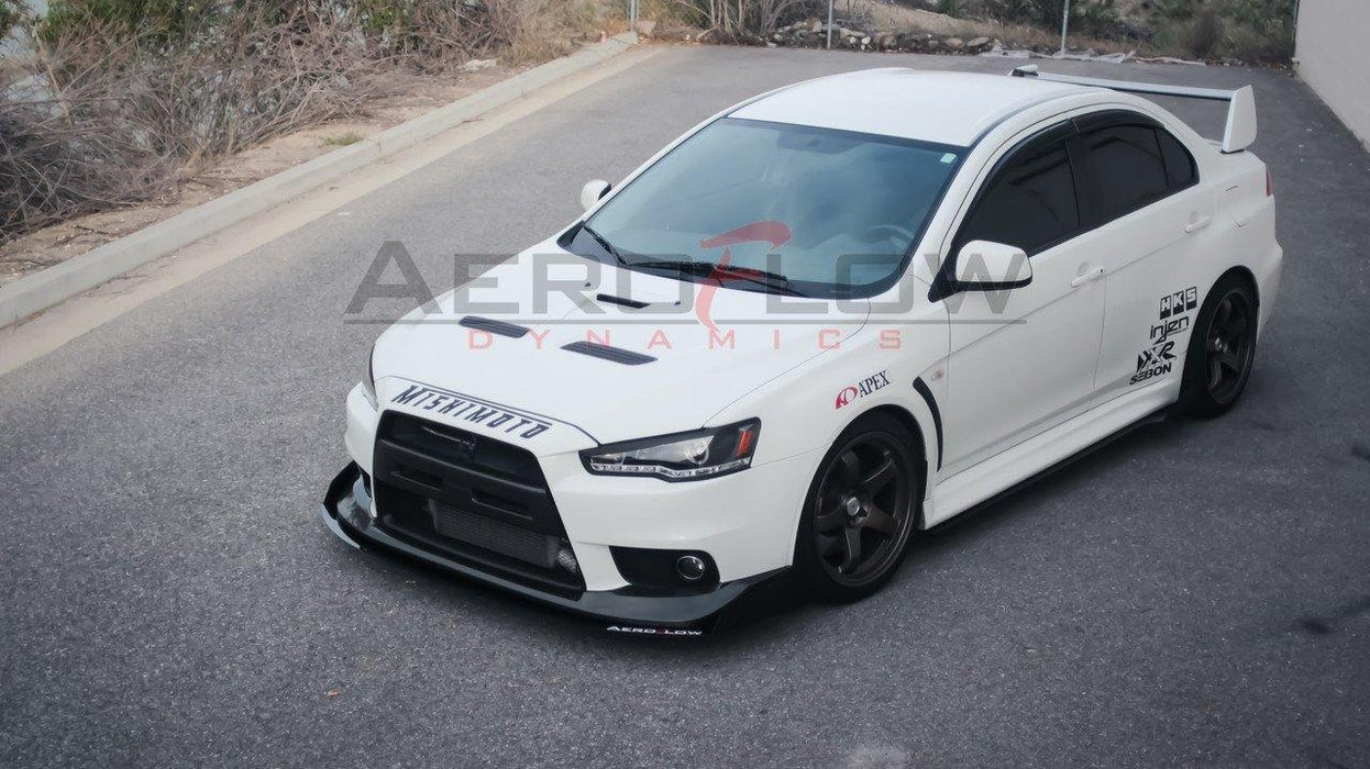 2007-2015 Mitsubishi Evo X/Ralliart V2 Side Skirt Extensions