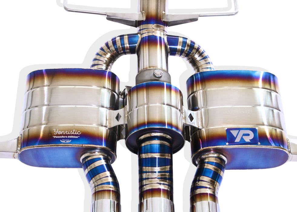 Honda FK8 Type R Titanium Valved Exhaust System - Yonristic Performance