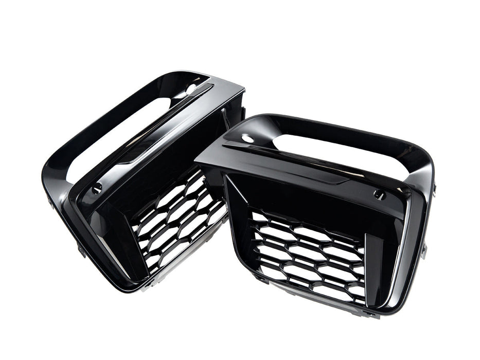 AutoTecknic Gloss Black Lower Grille Trim Set - BMW G01 X3 | G02 X4 M40I Pre-LCI