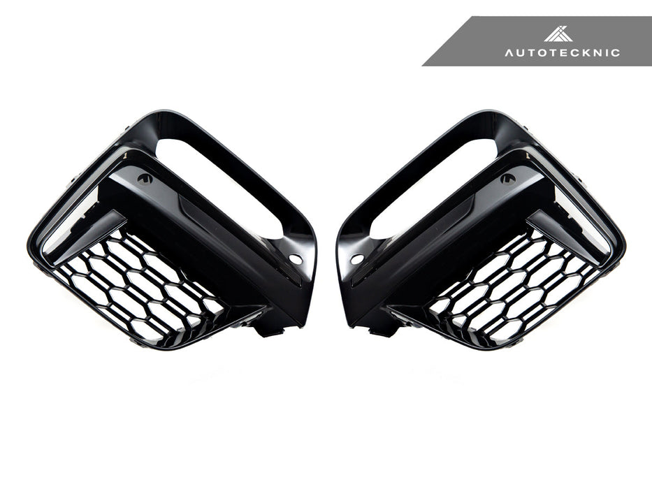 AutoTecknic Gloss Black Lower Grille Trim Set - G01 X3 | G02 X4 M40I Pre-LCI