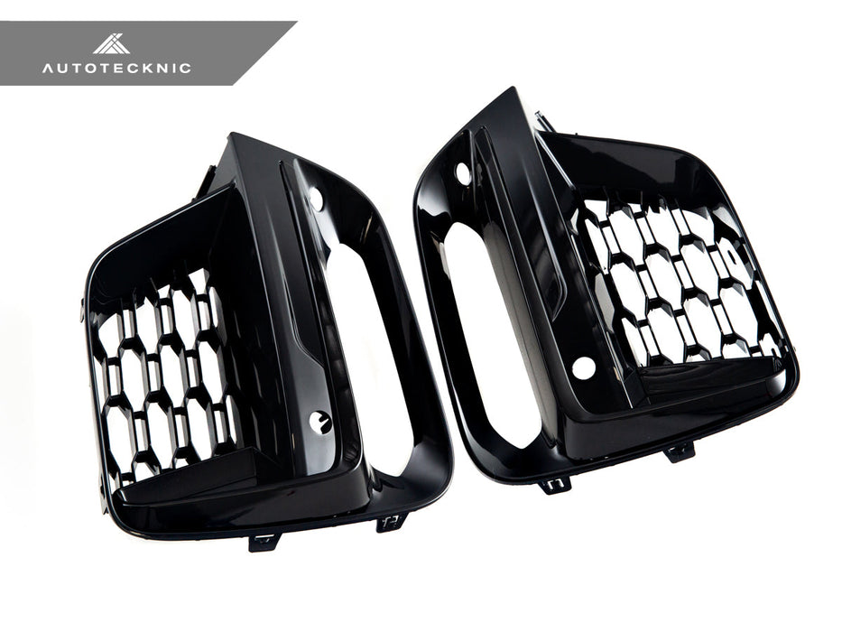 AutoTecknic Gloss Black Lower Grille Trim Set - G01 X3 | G02 X4 M40I Pre-LCI