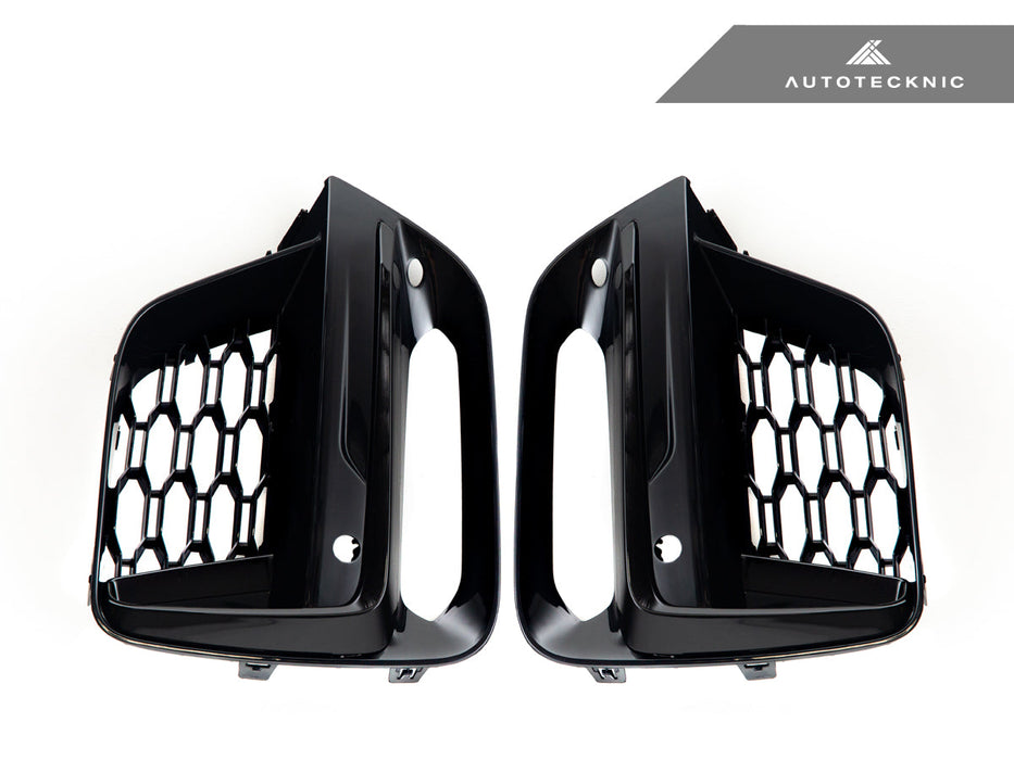 AutoTecknic Gloss Black Lower Grille Trim Set - G01 X3 | G02 X4 M40I Pre-LCI