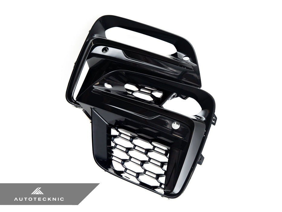 AutoTecknic Gloss Black Lower Grille Trim Set - G01 X3 | G02 X4 M40I Pre-LCI