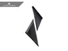 AutoTecknic Version III Dry Carbon Side Mirror Wind Deflector Set - A90 Supra 2020-Up