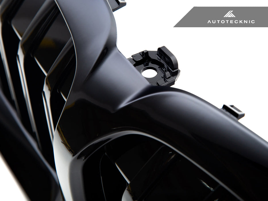 AutoTecknic Gloss Black Front Grille - G20 3-Series Pre-LCI