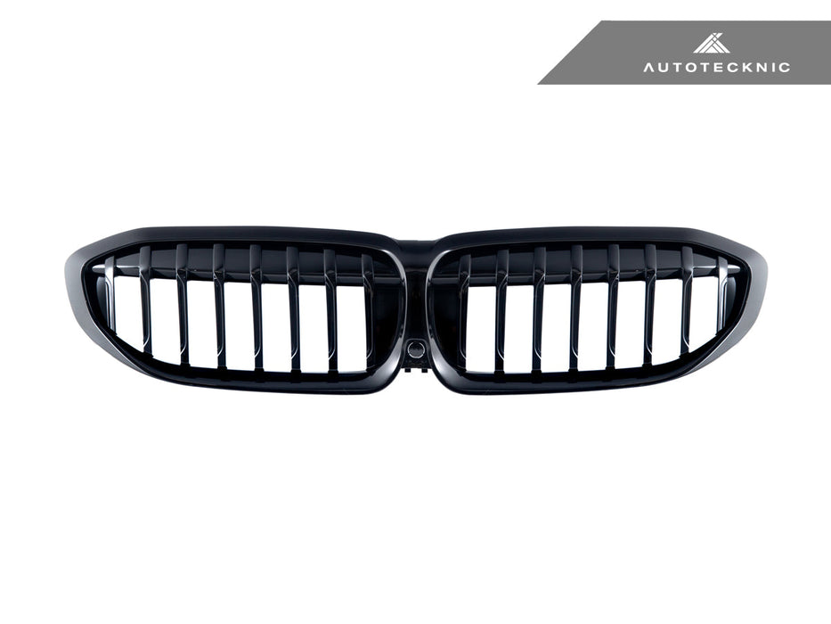 AutoTecknic Gloss Black Front Grille - G20 3-Series Pre-LCI
