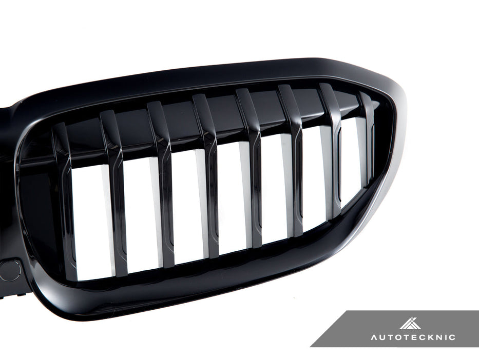 AutoTecknic Gloss Black Front Grille - G20 3-Series Pre-LCI