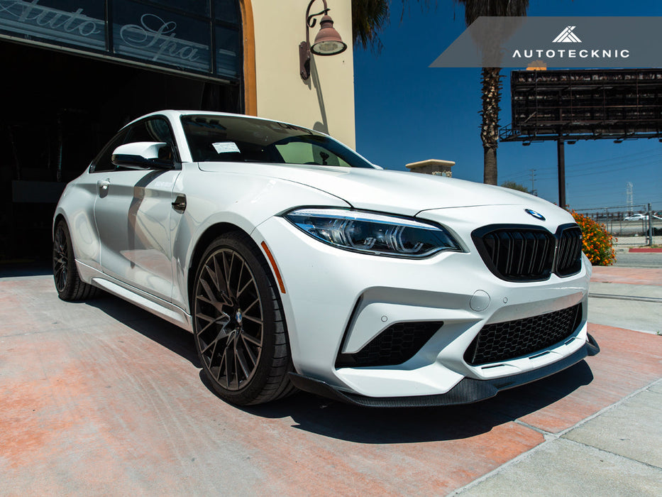 AutoTecknic Dry Carbon Competition Front Aero Lip - F87 M2 Competition