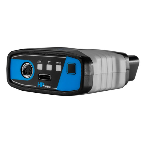 Electronic device with blue and black design on a white background STAT BT Wifi Hptuners