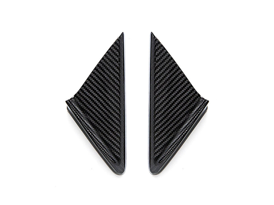AutoTecknic Dry Carbon Side Mirror Wind Deflector Set - Porsche 911 (991) | 981 Boxster/Cayman | 718 (982)