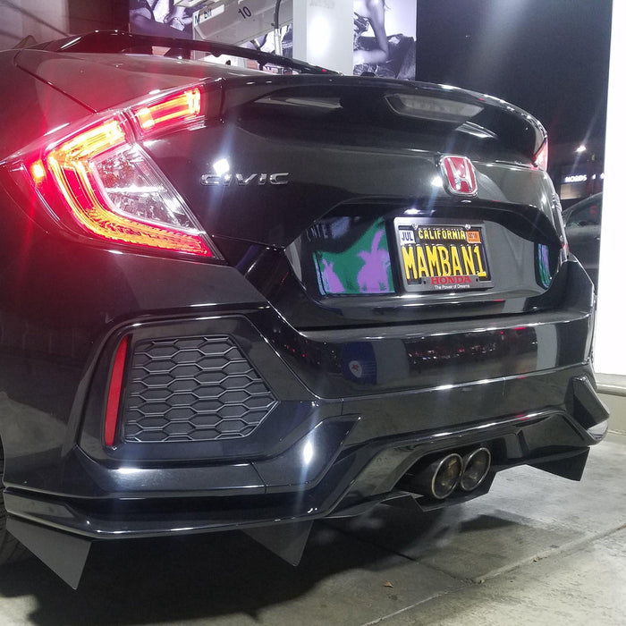 2017-2019 Honda Civic Hatchback V1 Diffuser