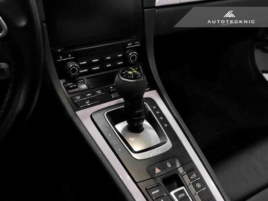 AutoTecknic Suede Shifter Knob - Porsche Boxster & Cayman (987.2 / 981) 2009–2016