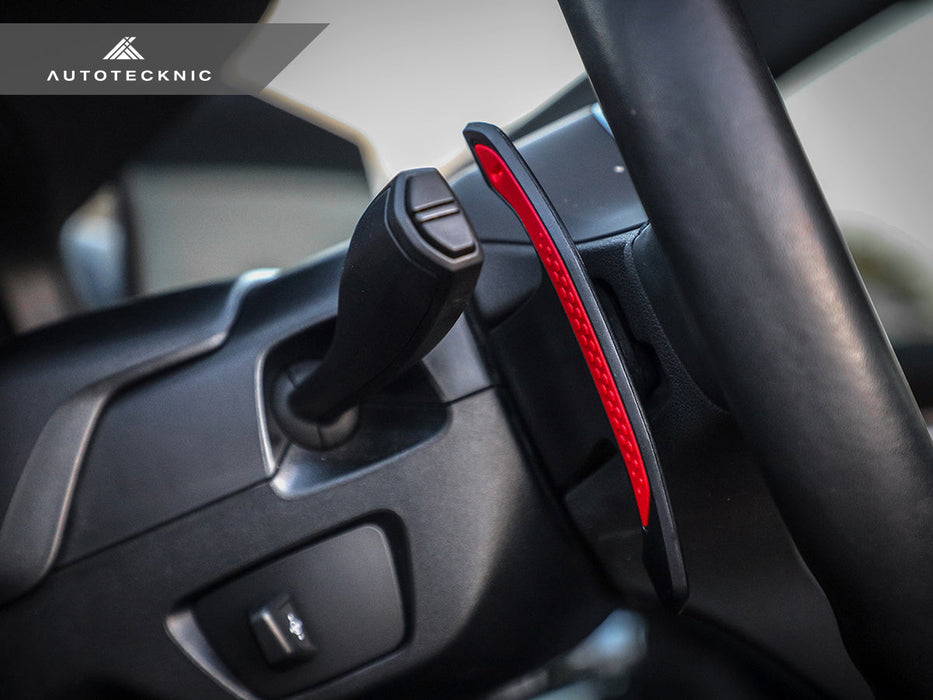 AutoTecknic Carbon Fiber Pole Position Shift Paddles - A90 Supra