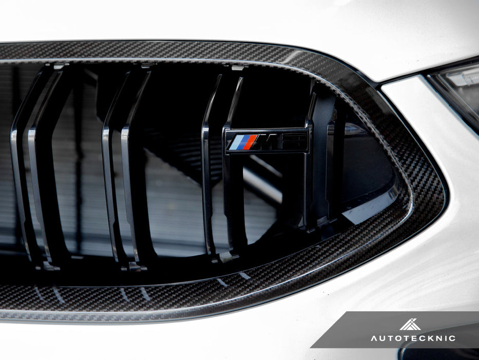 AutoTecknic Replacement Dry Carbon Grille Surround - F9X M8