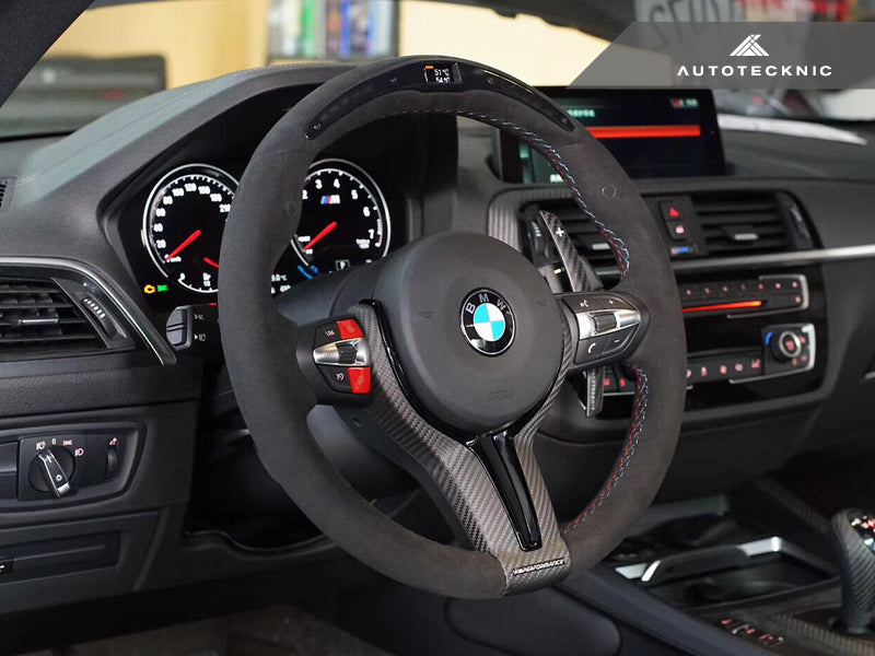 AutoTecknic Dry Carbon Battle Version Shift Paddles - F87 M2 | F80 M3 | F82/ F83 M4 | F10 M5 LCI | F06/ F12/ F13 M6 | F85 X5M | F86 X6M