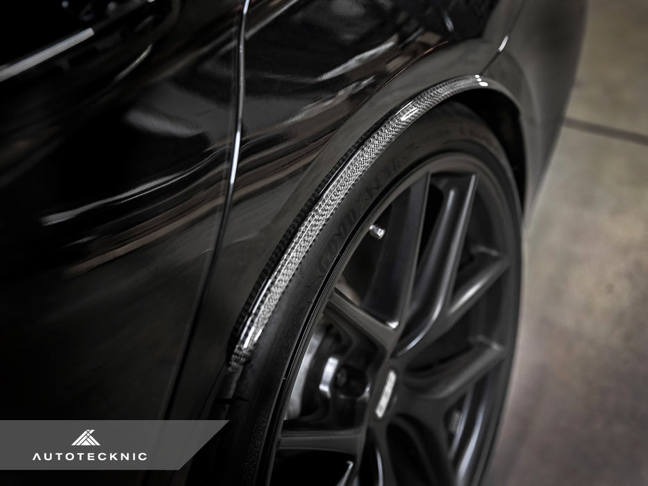 AutoTecknic Carbon Fiber Rear Wheel Arch Extension Set - G30 5-Series
