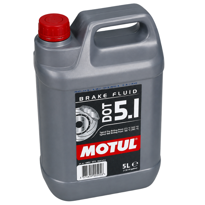 Motul DOT 5.1 Long Life Synthetic Brake and Clutch Fluid 5 Liter