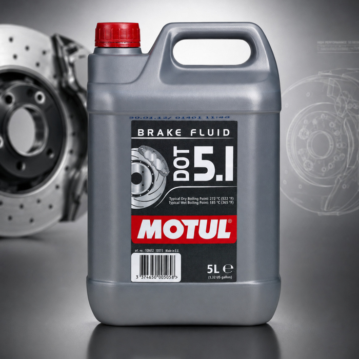 Motul DOT 5.1 Long Life Synthetic Brake and Clutch Fluid 5 Liter