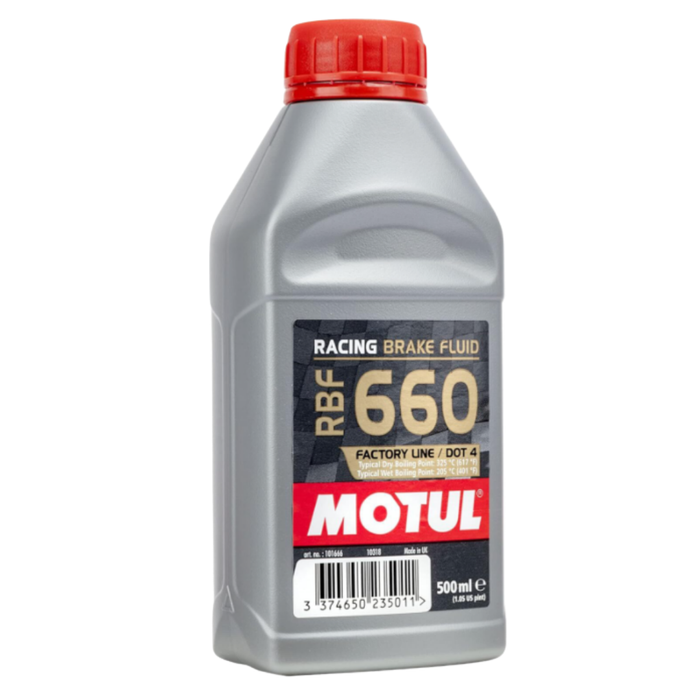 Motul RBF 660 Factory Line DOT 4 Synthetic Racing Brake Fluid 500 ml